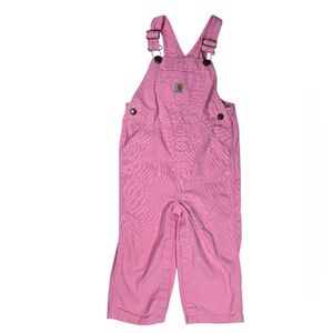 Carhartt Pink Denim Overalls sz 24 months
